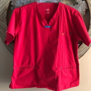 Iguana Med Scrub Top, women’s plus size 2XL